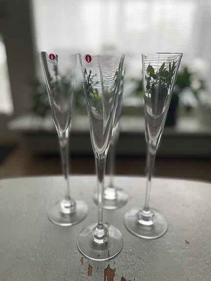 Iittala Aurora samppanjalasit