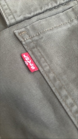 Uudet Levi's 94 baggy cargo-housut khaki/army green W32/L32
