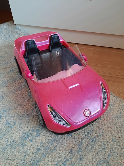Barbie pinkki avoauto