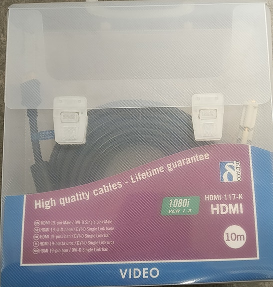 HDMI-DVI kaapeli 10 m
