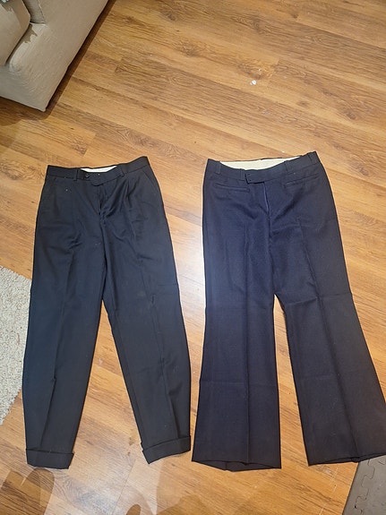 Miesten suorat housut koko XS