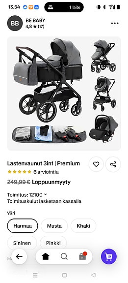 BABYZEN lastenvaunut ja -rattaat