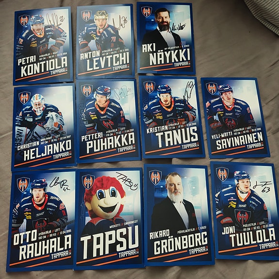 Tappara kauden 23-24 nimmarikortteja