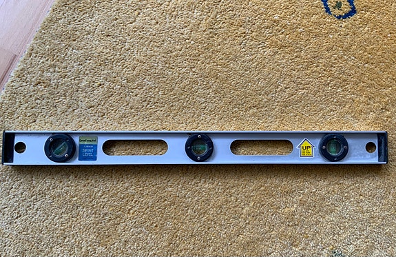 Vatupassi / vesivaaka, alumiini / alumiininen 60 cm, Level Master