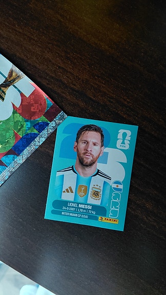 Messi Panini 2026 World Cup tarra