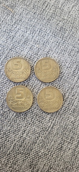 5 Markkaa kolikot