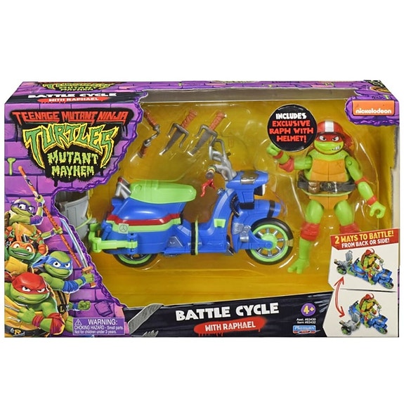Teenage Mutant Ninja Turtles Raphael-hahmo ja ajoneuvo