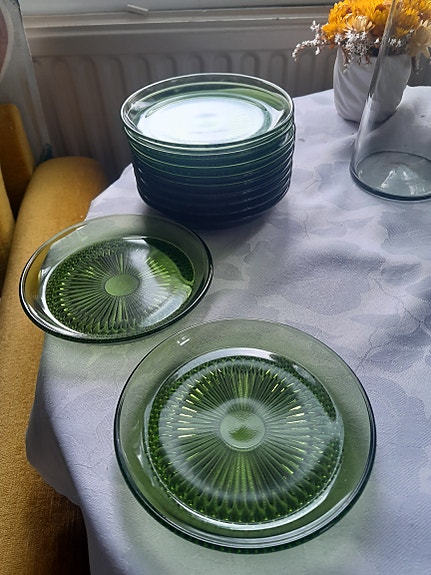 Riihimäen lasi, Barokki leipälautaset