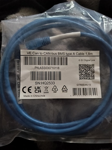 VE. Can to CAN-bus BMS Type A Cable 1,8m