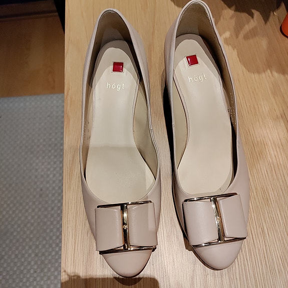 Högl nuden väriset avokkaat, koko 39