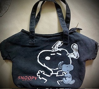 Myydään harvinainen Snoopy Vintage -laukku (n. 90-luku) – Huippukunto!