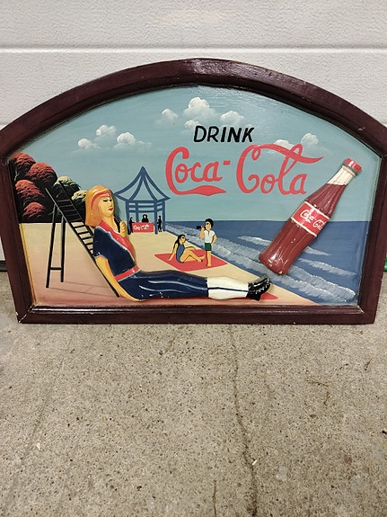 Coca-Cola seinäkoriste taulu