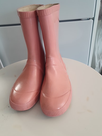 Naisten pinkit kumisaappaat k: 39