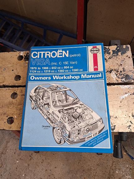 Citroen Visa huoltokirja / korjausopas Visa