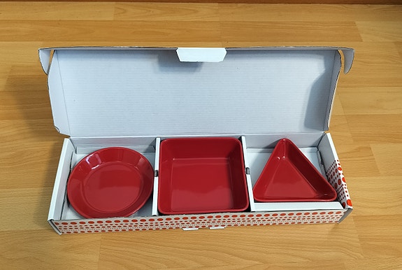 Iittala Teema punainen tarjoilusetti