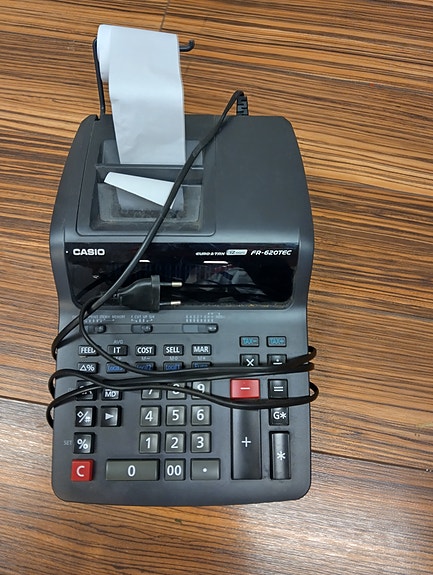Casio tulostava laskin