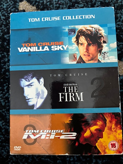Tom Cruise DVD-boksi – Vanilla Sky, The Firm, Mission: Impossible 2