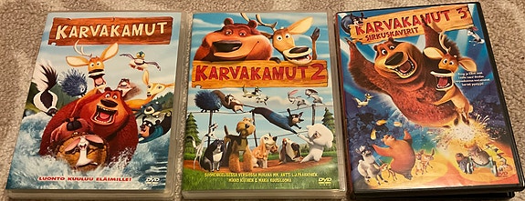 karvakamut 1 - 3 kokoelma  ( 3 x DVD )