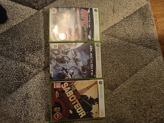 Xbox 360 3kpl peli paketti!