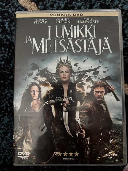 Lumikki ja metsästäjä DVD-elokuva