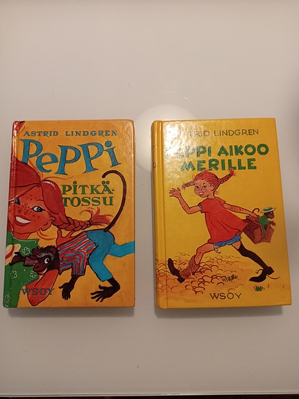 Astrid Lindgrenin Peppi Pitkätossu kirjat