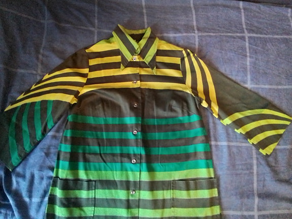 Metsovaara vintage mekko, retro mekko, koko 42. Tampella kangas.