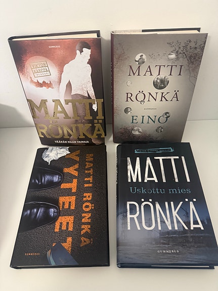 Matti Rönkä dekkaripaketti 4 kirjaa