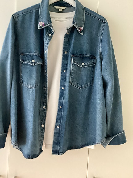 H&M farkkupaita L sininen