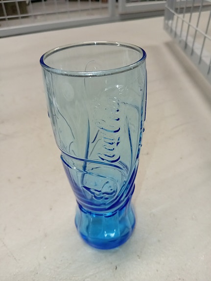 Coca Cola sininen juomalasi n. 16 cm
