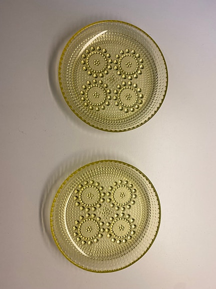 Riihimäen lasi Grapponia lautanen 14,5 cm