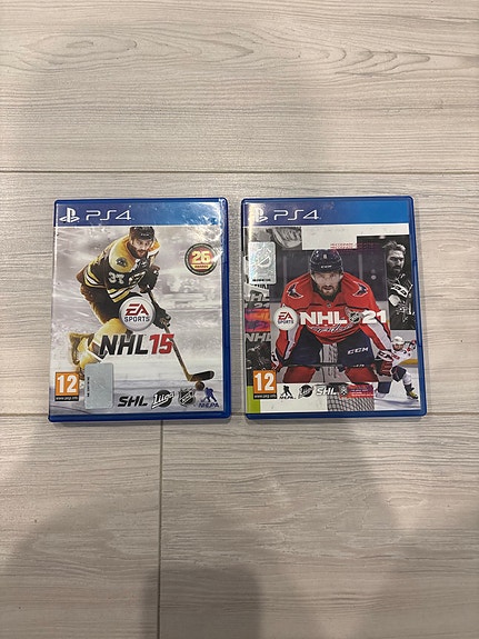 PlayStation 4 NHL 15 ja NHL 21 pelit