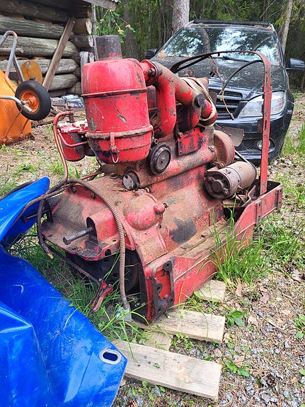 Valmet 310b moottori