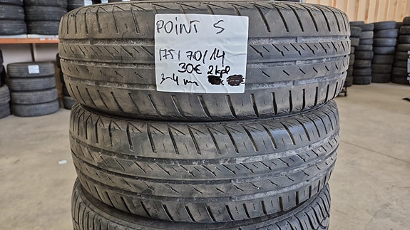 175/70R14 Point S käytetyt kesärenkaat