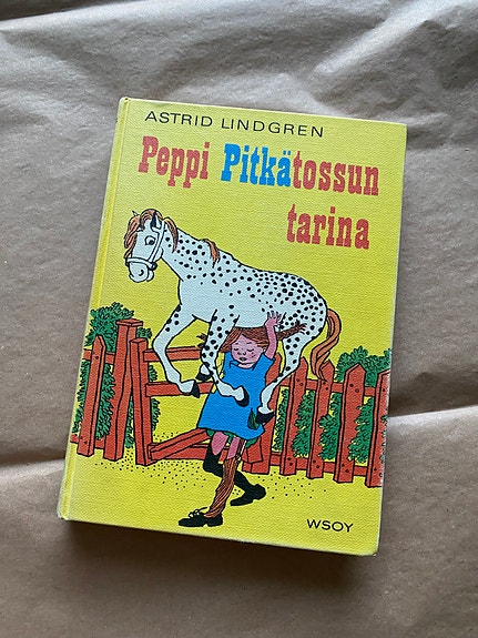 Astrid Lindgren: Peppi Pitkätossun tarina, 1. painos 1969