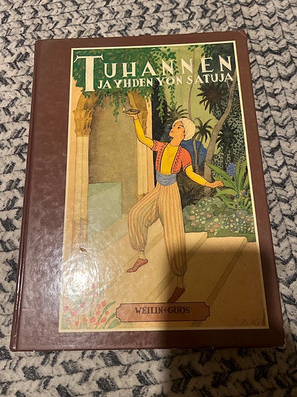 Tuhannen ja yhden yön satuja - satukirja kovakantinen