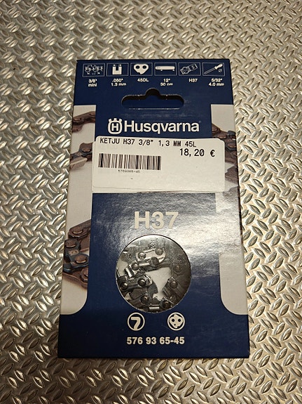 Husqvarna ketju 3/8 1,3mm 45DL 5769365-45