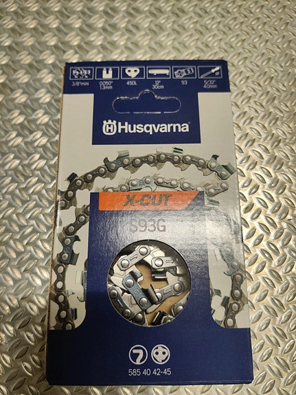 Husqvarna X-Cut teräketju S93G 12'' 3/8'' 45vl 1,3mm 5854042-45