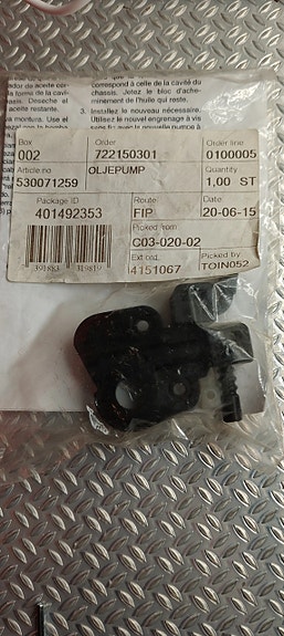 Öljypumppusarja Husqvarna 351, 370/420 5300712-59