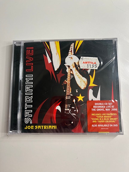 Joe Satriani – Satriani Live! tupla-CD
