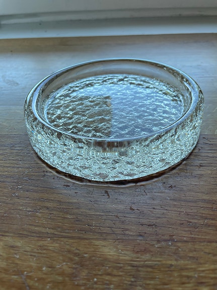 Iittala Timo Sarpaneva Visa-tuhkakuppi / aluslautanen