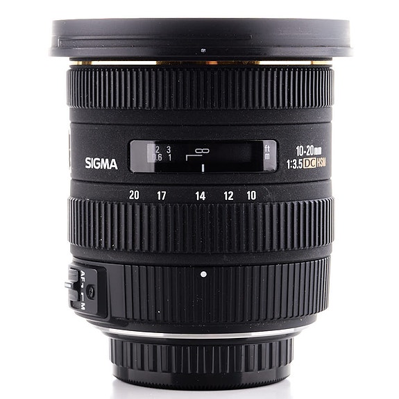Sigma 10-20mm f/3.5 EX DC HSM -objektiivi (Pentax K) (käytetty)