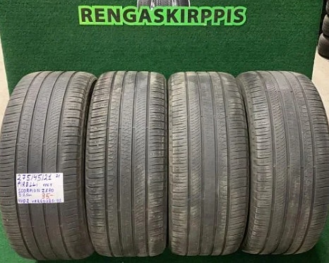 4kpl 275/45R21 Pirelli Scorpion Zero 110Y kesä 3-3,5mm