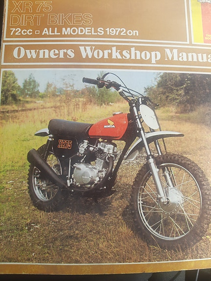 xr 75 hondan manual