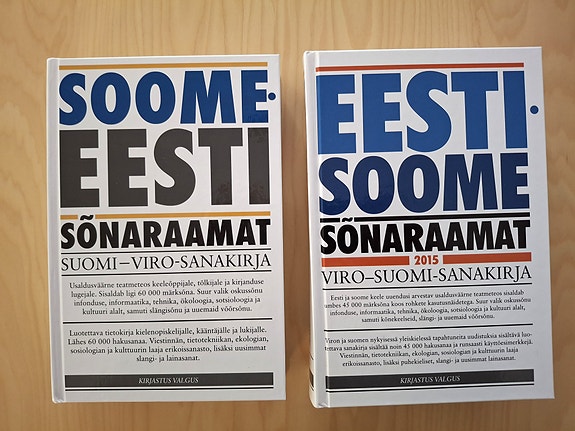 Suomi–viro- ja viro–suomi-sanakirjat