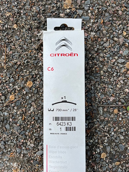 Citroen C6 tuulilasinpyyhkijän sulka 700 mm