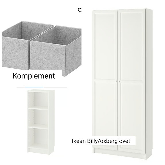 O: Ikean Billy hyllyt ja ovet