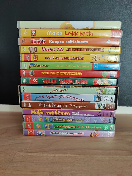 Lasten DVD elokuvia