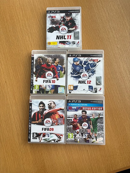 PlayStation 3 urheilupelipaketti FIFA ja NHL