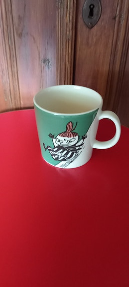 Arabia Muumi Pikku Myy muki vihreä