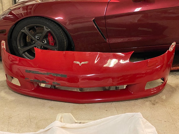 Chevrolet corvette c6 2005 base coupe etu puskuri